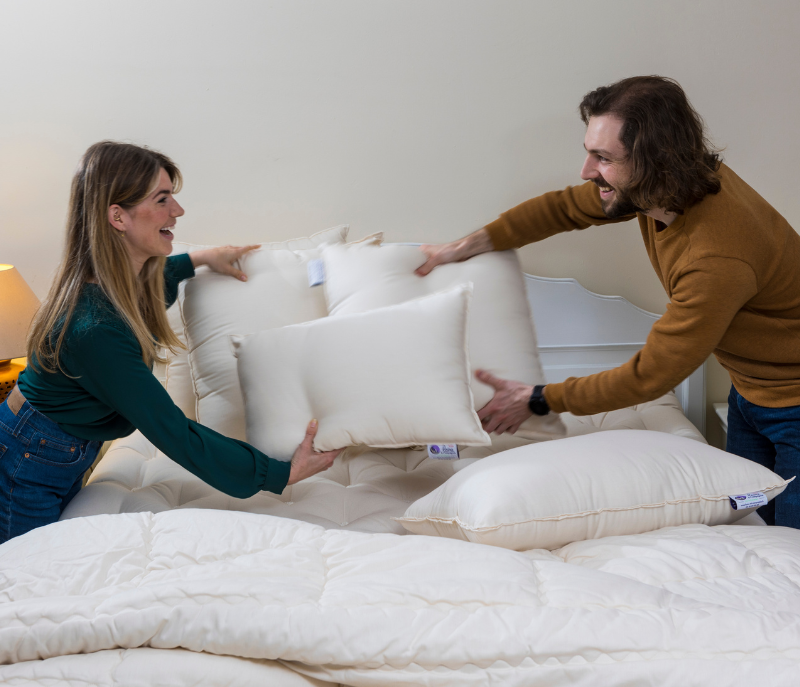 Oreiller fin et moelleux pour un confort optimal