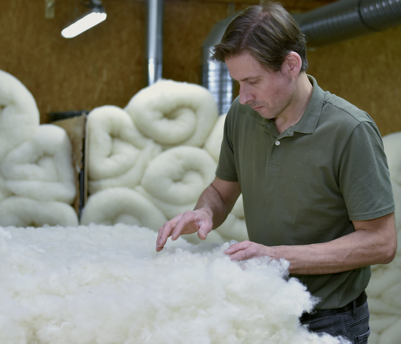 Refection de matelas en laine