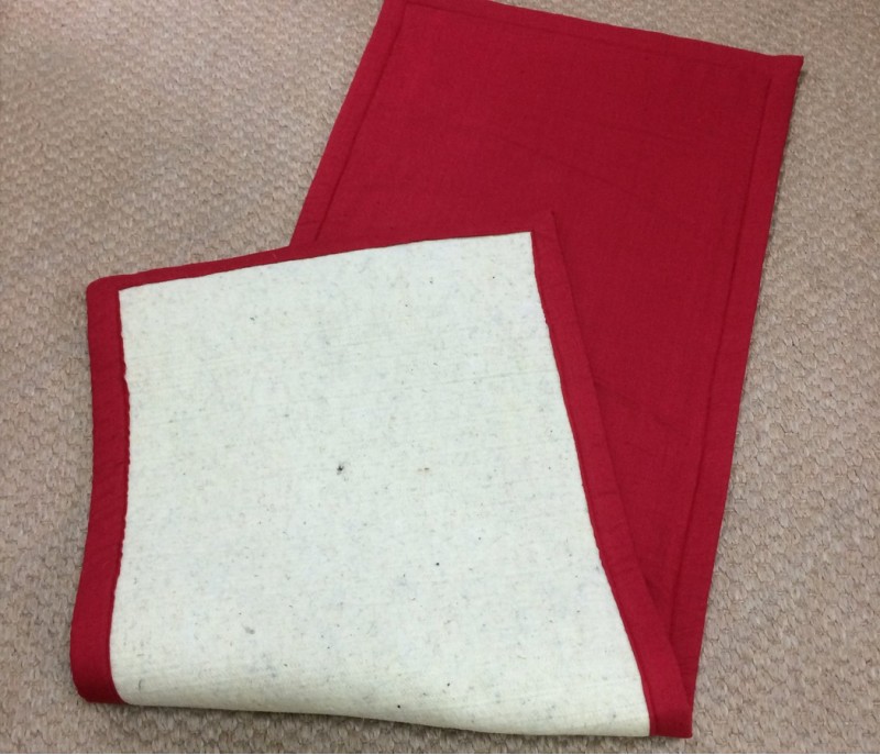 Tapis de Yoga recouvert en feutre de laine
