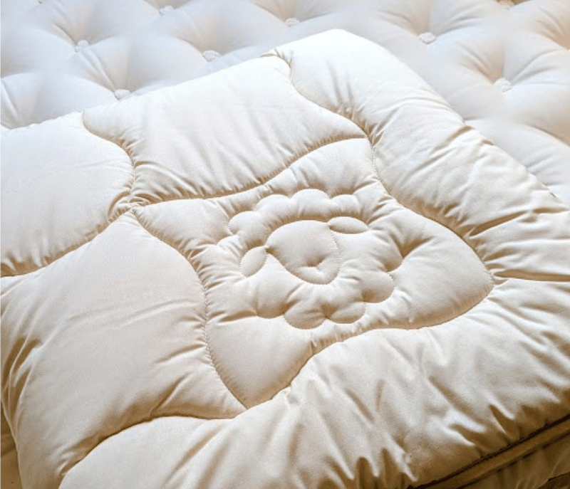 Surmatelas Fin en laine naturelle