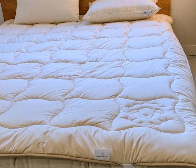 Surmatelas Fin en laine naturelle